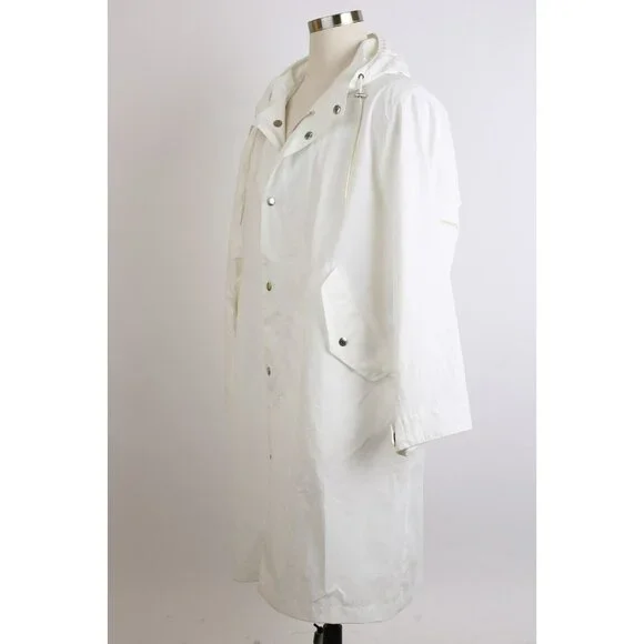 NWT Mackintosh Oversized Waterprpof Military Parka SZ 40 White $1,350